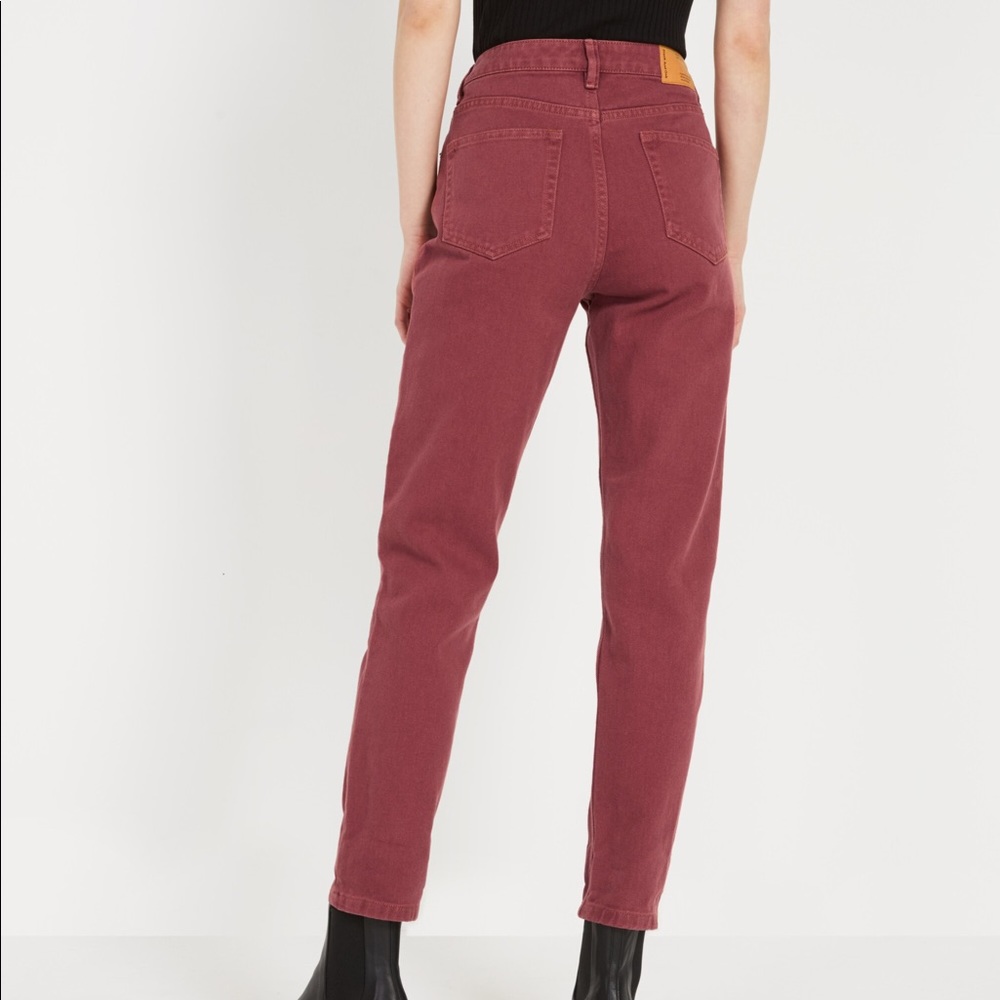 Frank and Oak Stevie Muted red denim size 25